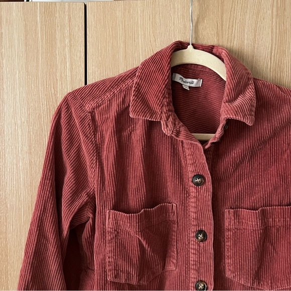 Madewell Sunday Corduroy Shirt Jacket Womens XS - Picture 6 of 8